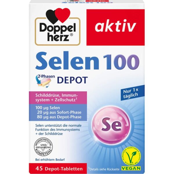 DOPPELHERZ Selen 100 2-Phasen Depot Tabletten 45 St.