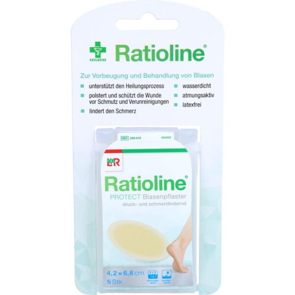 RATIOLINE protect Blasenpflaster 4,2x6,8 cm 5 St.