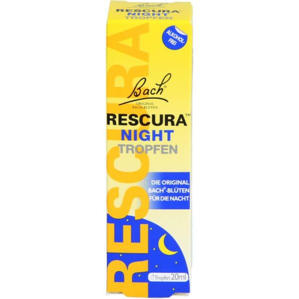 BACHBLÜTEN Original Rescura Night Tropfen alk.frei 20 ml