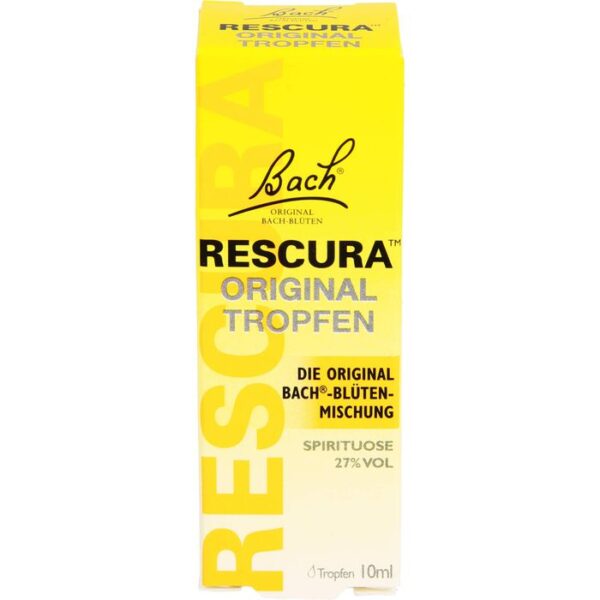 BACHBLÜTEN Original Rescura Tropfen m.Alkohol 10 ml