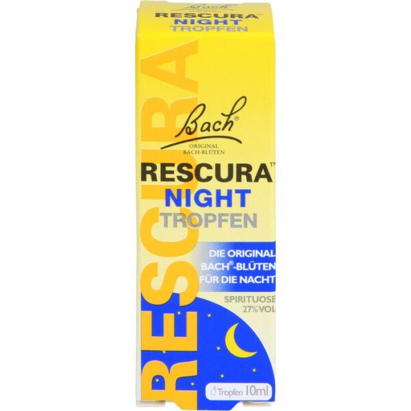 BACHBLÜTEN Original Rescura Night Tro.m.Alkohol 10 ml