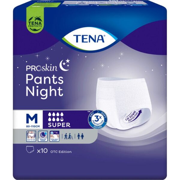 TENA PANTS Night Super M bei Inkontinenz 10 St.