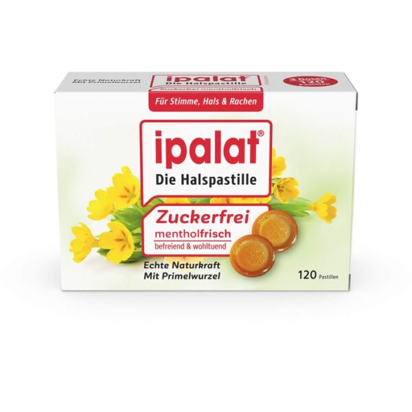 IPALAT Halspastillen zuckerfrei 120 St.