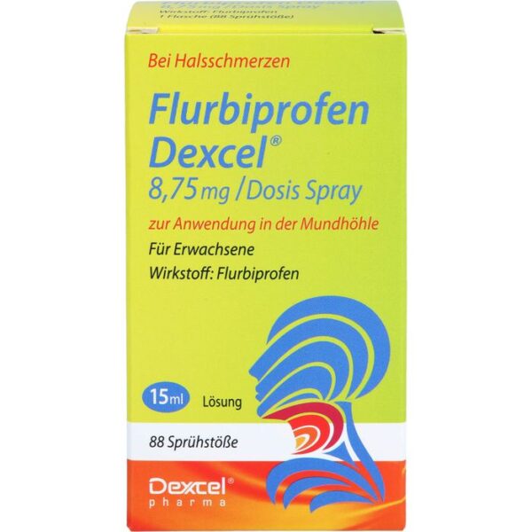 FLURBIPROFEN Dexcel 8,75 mg/Dos.Spray Mundhöhle 15 ml