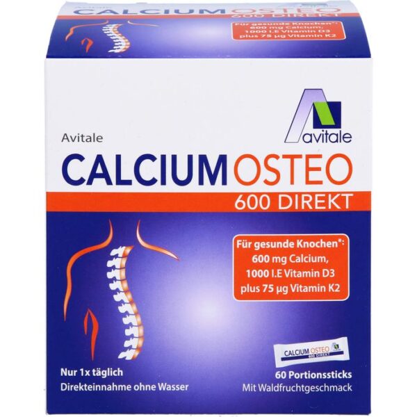 CALCIUM OSTEO 600 Direkt Portionssticks 60 St.