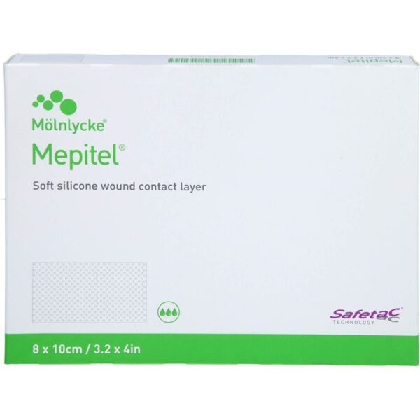 MEPITEL Silikon Netzverband 8x10 cm steril 5 St.