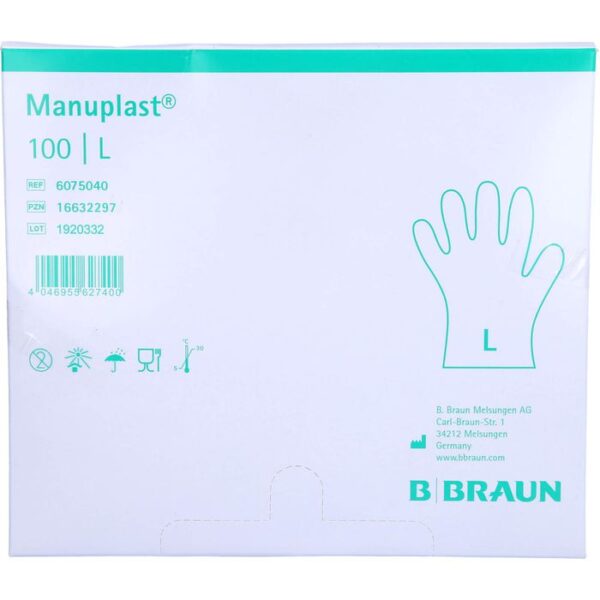 MANUPLAST Einmal Handschuhe PE Gr.L 100 St.