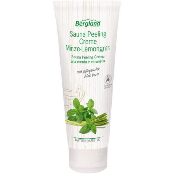 SAUNA PEELING Creme Minze-Lemongras 100 ml