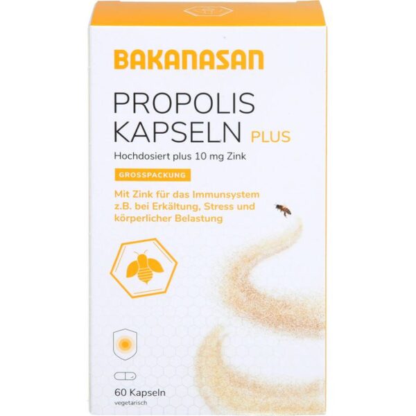 BAKANASAN Propolis Kapseln plus 60 St.