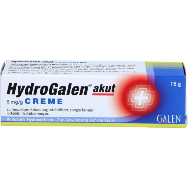 HYDROGALEN akut 5 mg/g Creme 15 g