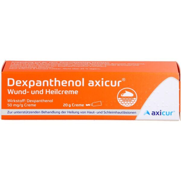 DEXPANTHENOL axicur Wund- und Heilcreme 50 mg/g 20 g