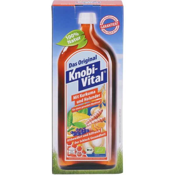 KNOBIVITAL mit Kurkuma und Holunder Bio 960 ml