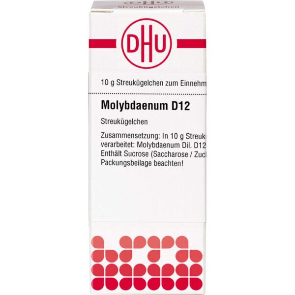 MOLYBDAENUM D 12 Globuli 10 g