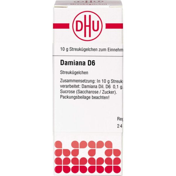 DAMIANA D 6 Globuli 10 g