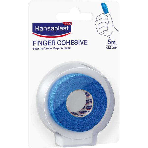 HANSAPLAST Fingerverb.selbsthaft.2,5 cmx5 m blau 1 St.