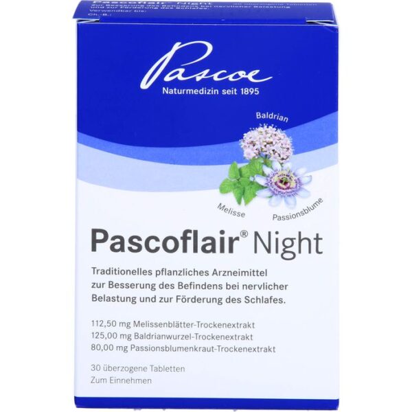 PASCOFLAIR Night überzogene Tabletten 30 St.