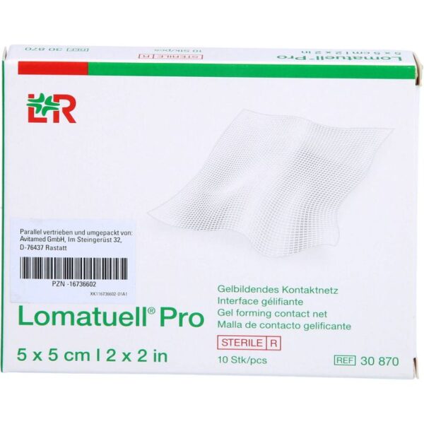 LOMATUELL Pro 5x5 cm steril 10 St.