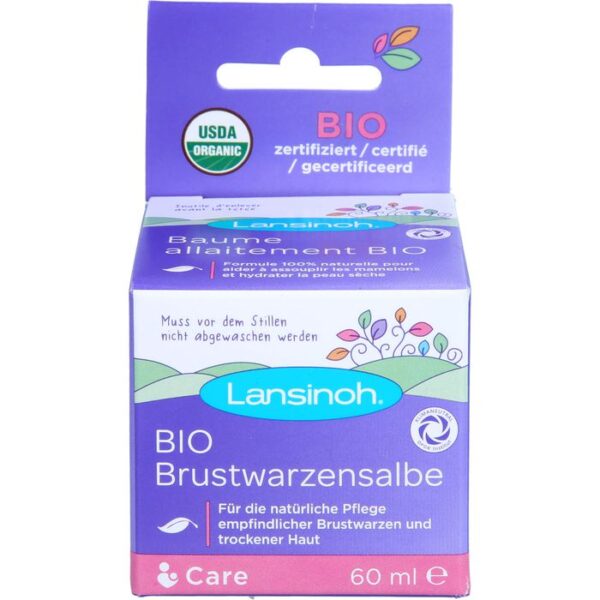 LANSINOH Bio Brustwarzensalbe 60 ml