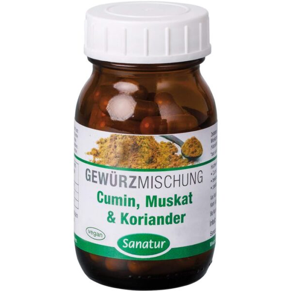 CUMIN Muskat & Koriander Gewürzmischung Kapseln 90 St.