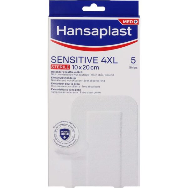 HANSAPLAST Sensitive Wundverband steril 10x20 cm 5 St.