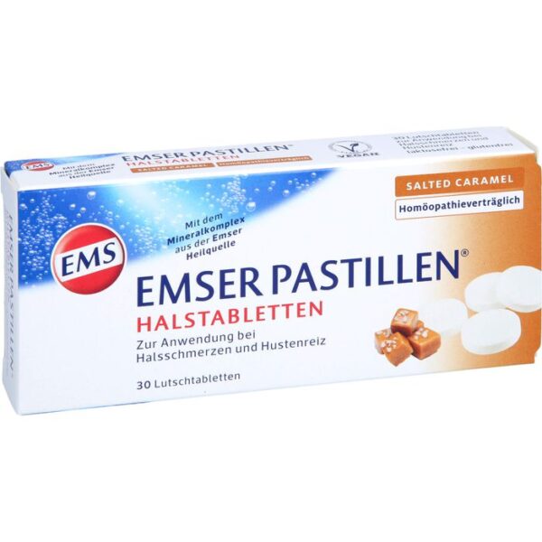 EMSER Pastillen Halstabletten salted Caramel 30 St.