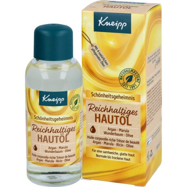 KNEIPP reichhaltiges Hautöl Schönheitsgeheimnis 100 ml