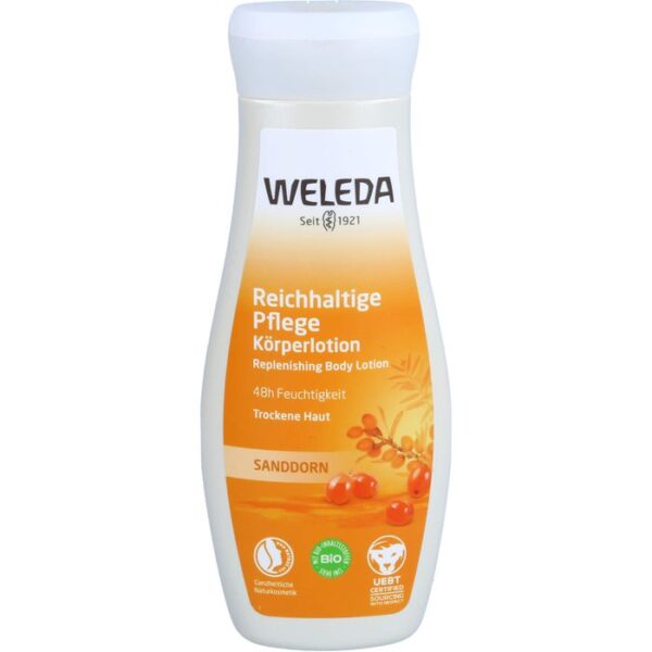 WELEDA Sanddorn reichhaltige Pflege Körperlotion 200 ml