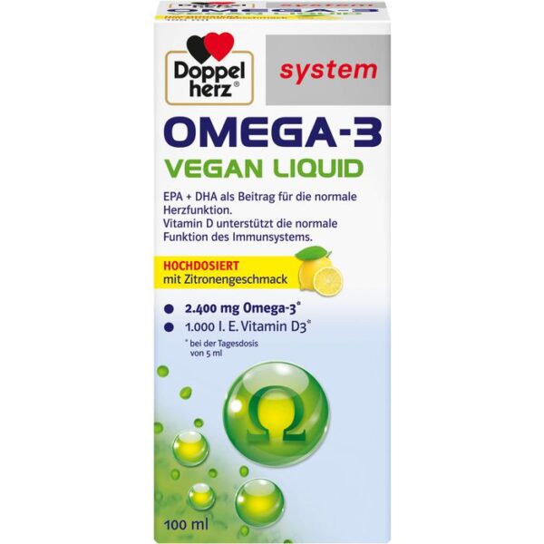 DOPPELHERZ Omega-3 vegan Liquid system 100 ml