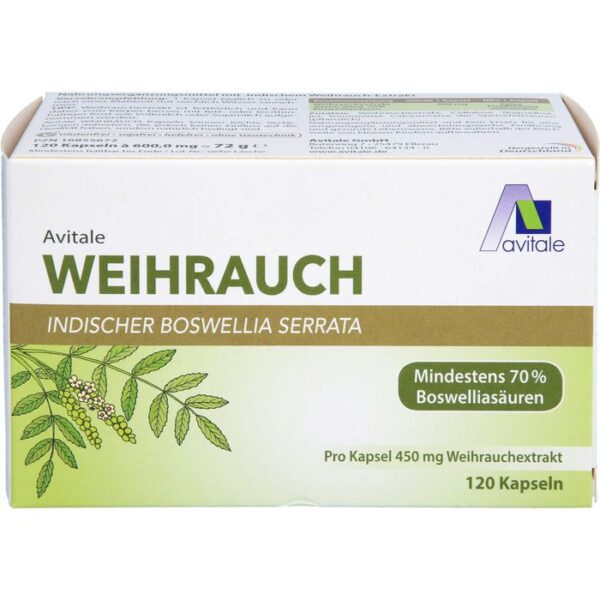 WEIHRAUCH 450 mg Boswellia Serrata Kapseln 120 St.