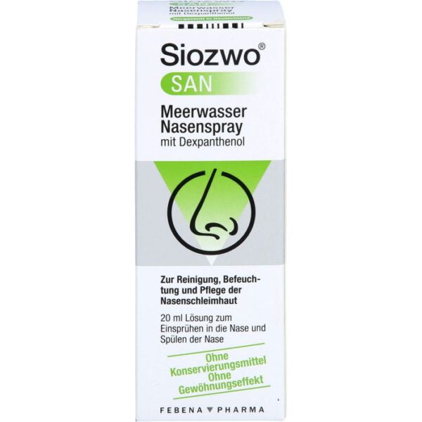 SIOZWO SAN Meerwasser Nasenspray m.Dexpanthenol 20 ml