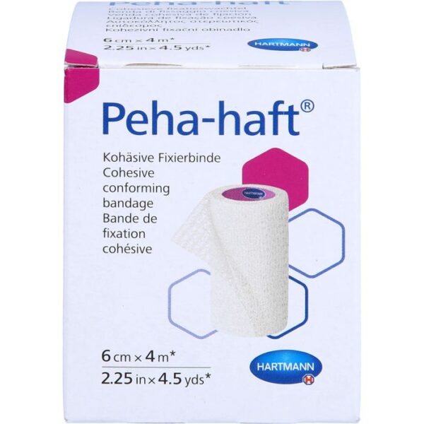 PEHA-HAFT Fixierbinde latexfrei 6 cmx4 m OTC 1 St.