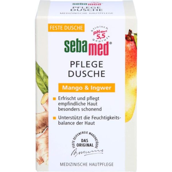 SEBAMED Pflege-Dusche mit Mango & Ingwer fest 100 g