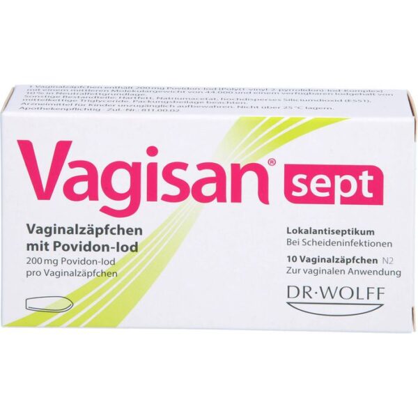 VAGISAN sept Vaginalzäpfchen mit Povidon-Iod 10 St.