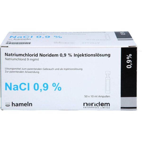 NATRIUMCHLORID Noridem 0,9% Inj.-Lösung Amp. 500 ml