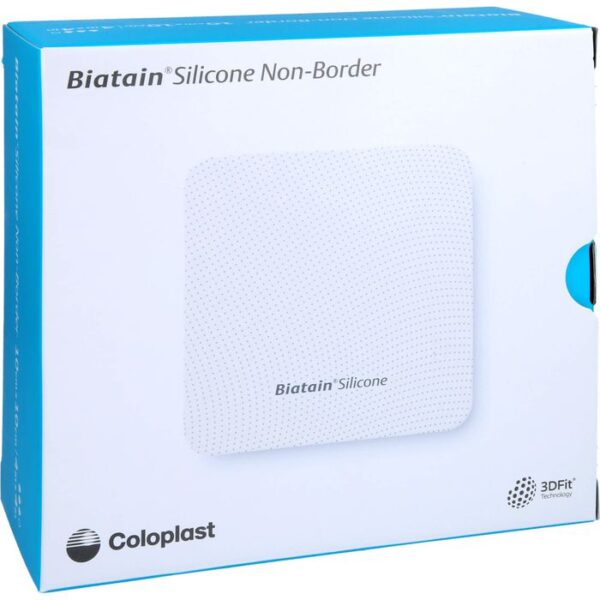 BIATAIN Silicone Non-Border Schaumverb.10x10 cm 10 St.