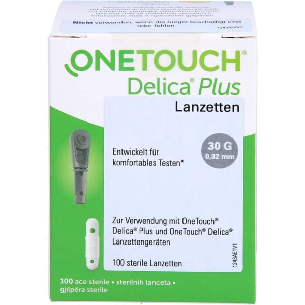 ONE TOUCH Delica Plus Nadellanzetten 100 St.