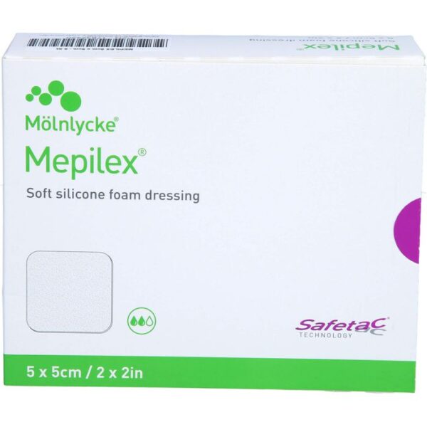 MEPILEX 5x5 cm Schaumverband 5 St.