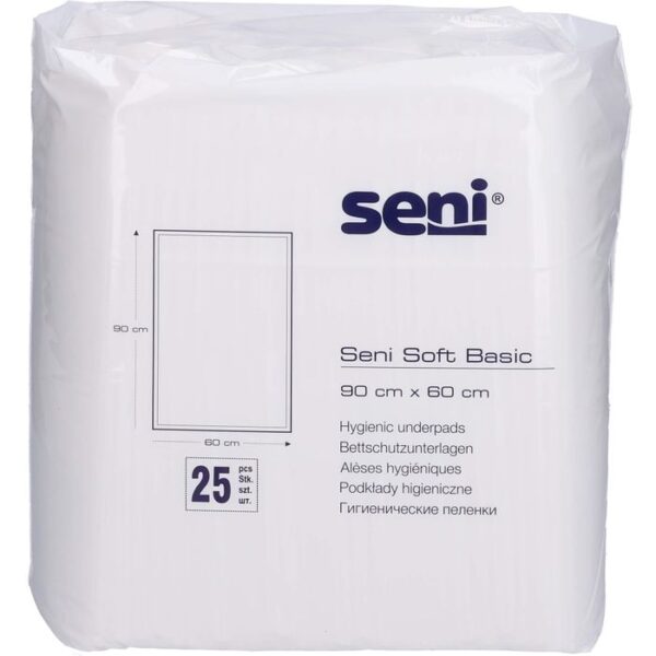 SENI Soft Basic Bettschutzunterlage 60x90 cm 50 St.