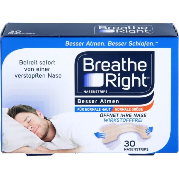 BESSER Atmen Breathe Right Nasenpfl.normal beige 30 St.