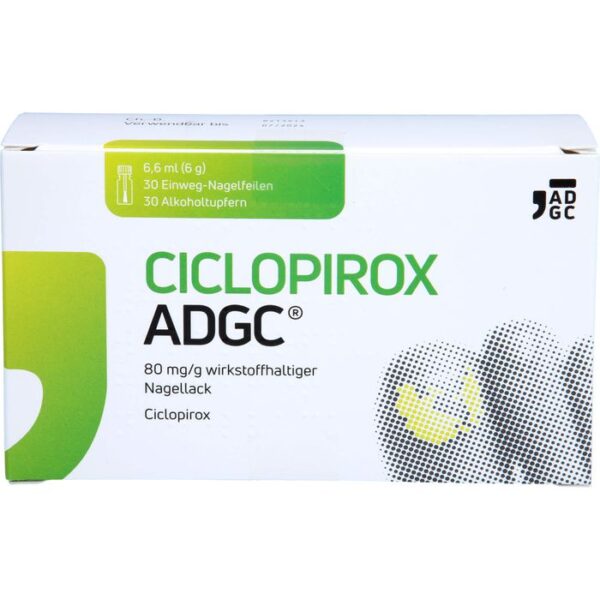 CICLOPIROX ADGC 80 mg/g wirkstoffhalt.Nagellack 6,6 ml