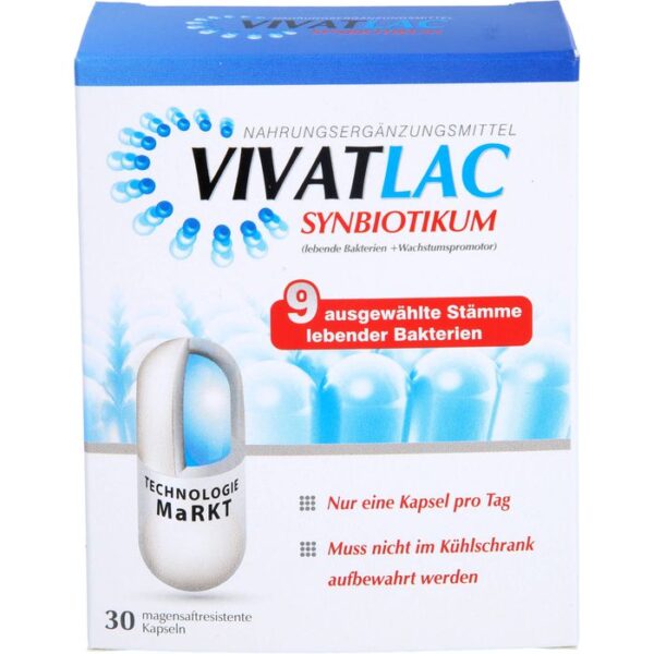 VIVATLAC SYNBIOTIKUM magensaftresistente Kapseln 30 St.