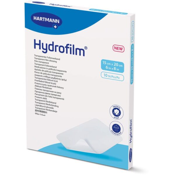 HYDROFILM transparenter Folienverband 15x20 cm 10 St.