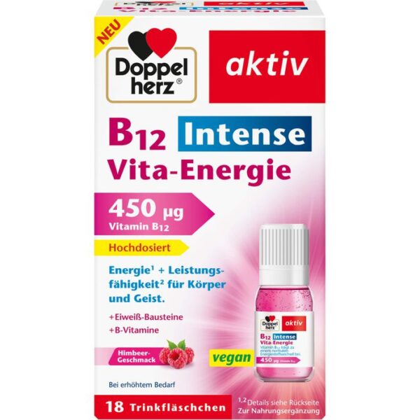 DOPPELHERZ B12 Intense Vita-Energie Trinkfl. 18 St.