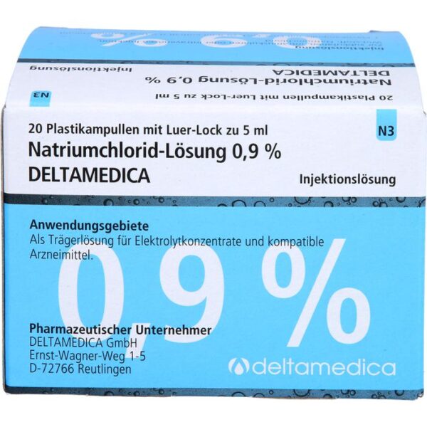 NATRIUMCHLORID-Lösung 0,9% Deltamedica Luer-Lo Pl. 100 ml