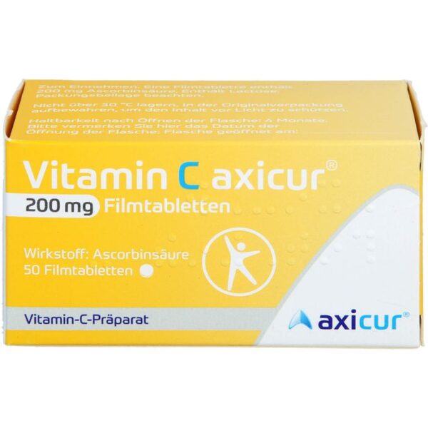 VITAMIN C AXICUR 200 mg Filmtabletten 50 St.