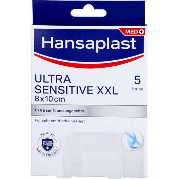 HANSAPLAST Ultra Sensitive Wundverband 8x10 cm XXL 5 St.