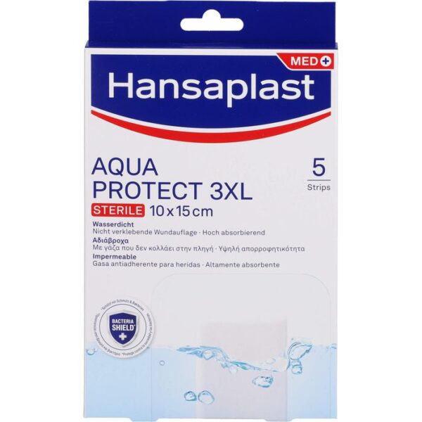 HANSAPLAST Aqua Protect Wundverb.steril 10x15 cm 5 St.