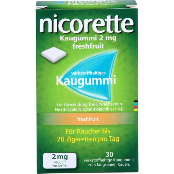 NICORETTE Kaugummi 2 mg freshfruit 30 St.