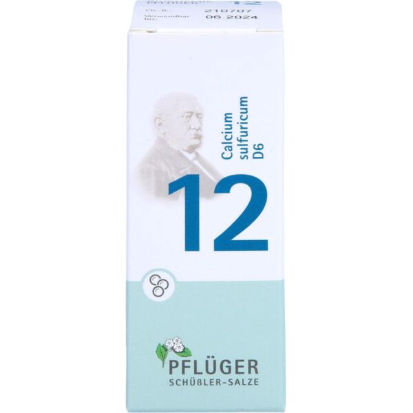 BIOCHEMIE Pflüger 12 Calcium sulfuricum D 6 Glob. 15 g