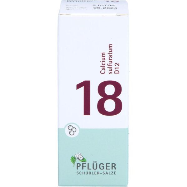 BIOCHEMIE Pflüger 18 Calcium sulfuratum D 12 Glob. 15 g